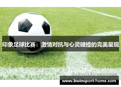 印象足球比赛：激情对抗与心灵碰撞的完美呈现